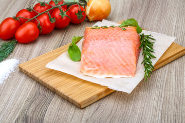 Salted salmon