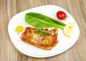 Pork schnitzel