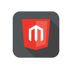 vector web development shield sign - php framework sign