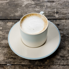 A cup of cafe latte