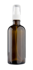 Blank medical bottle isolated