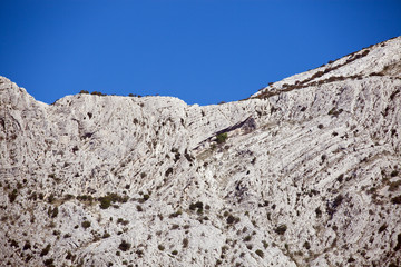 Rocky mountain ridge