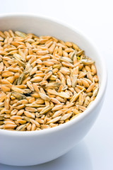 wheat seeds in a bowl