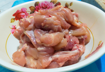 raw chicken meat