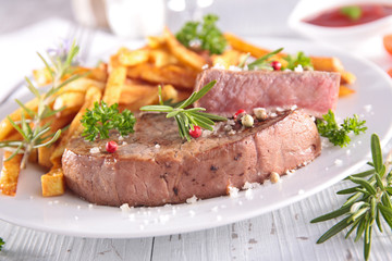 beef and french fries