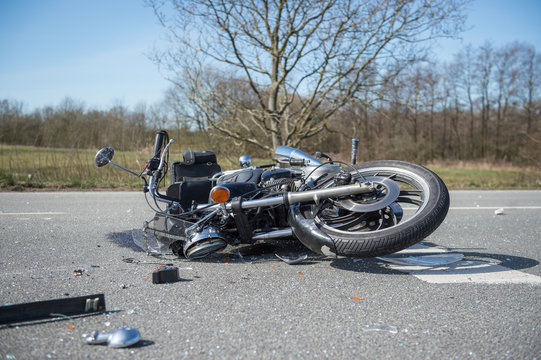 Fototapeta Motorradunfall