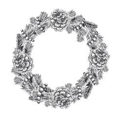  wreath of fir branches