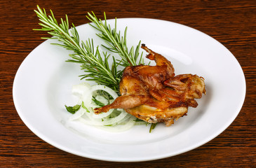 Grilled quail