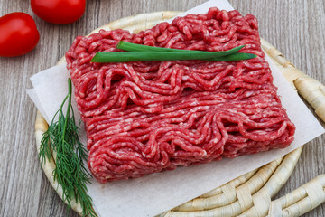 Raw minced meat