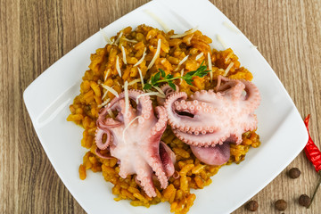 Seafood risotto