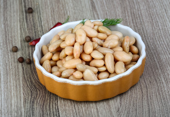 Canned white beans