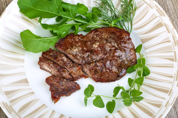 Roasted beef