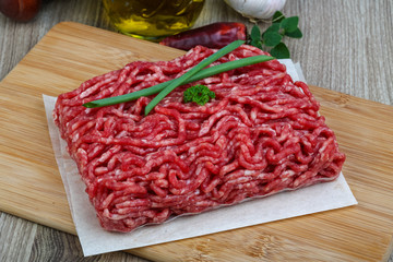 Minced beef meat
