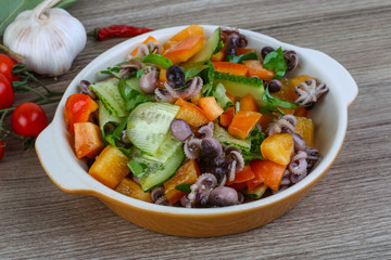 Octopus salad