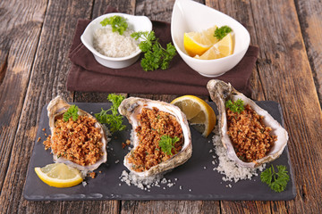 christmas entree, oyster