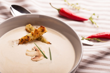 Delicious soup puree