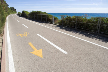 Obraz premium Bike lane