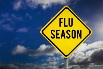 Composite image of flu season