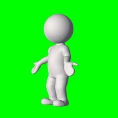 3D people - no idea 2 - green screen