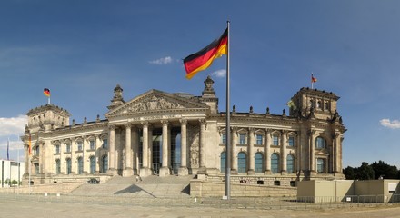 Fototapeta na wymiar Reichstag Building in Berlin