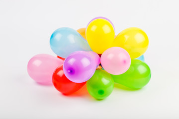 balloons isolated on white