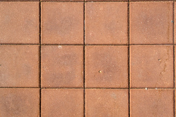 Red paving brick background