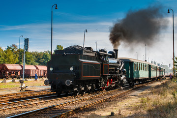 Naklejka premium Steam Train