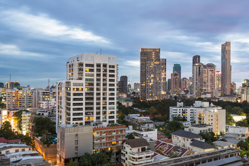 Fototapeta na wymiar Bangkok modern skyline