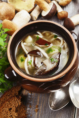 Mushroom soup