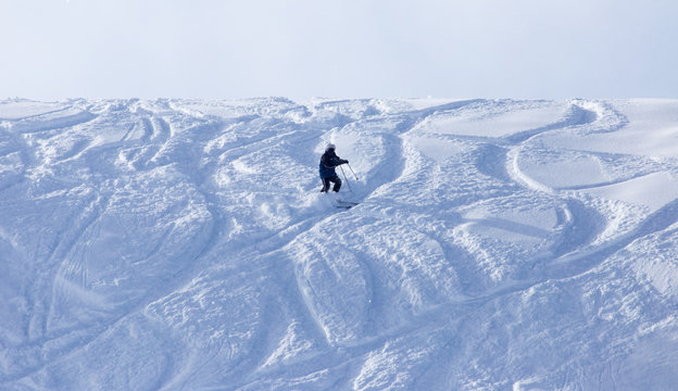 people skiing in the winter