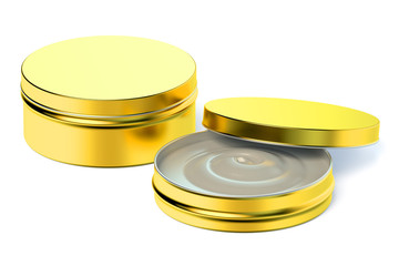 Cosmetic cream bottles