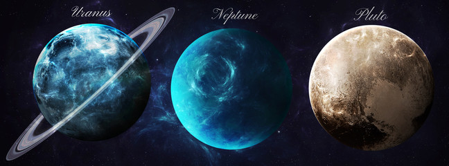 The solar system planets shot from space showing all they beauty © Vadimsadovski