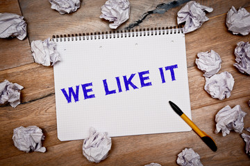 We like it!