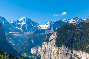 Breithorn and Bernese Alps