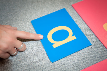 Motessori - Sandpaper Letter