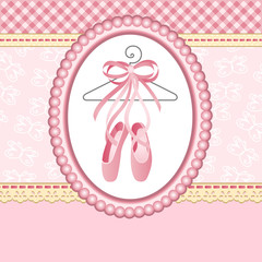 Ballet slippers on background © soniagoncalves