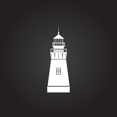 Vector lighthouse icon 