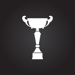 Vector flat trophy 