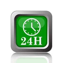 24H clock icon