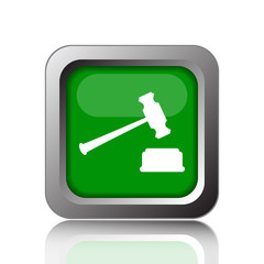 Judge hammer icon