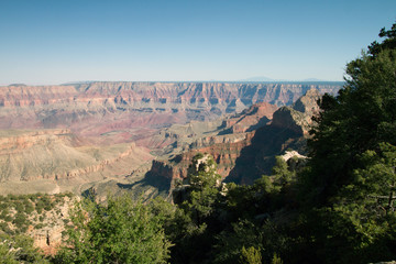 Fototapeta na wymiar Grand Canyon National Park seen from Point Royal on the North Rim