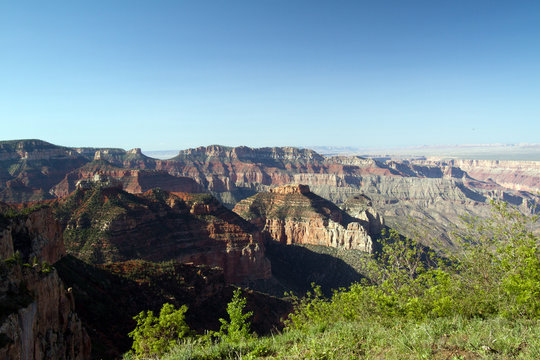 Grand Canyon National Park seen from Point Royal on the North Rim