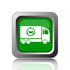 Eco truck icon