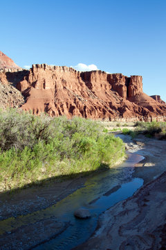 Paria River in the "Arizona Strip" near the Colorado River and Utah-Arizona border