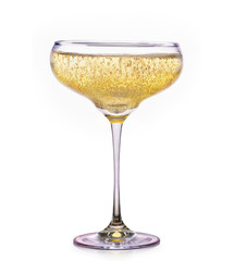Glass of champagne isolated on a white  © boule1301