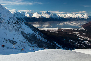 Naklejka premium Alyeska View