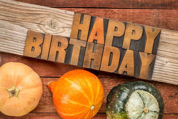 Happy Birthday greeting card