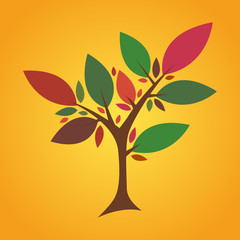 Obraz premium Colorful Summer Tree