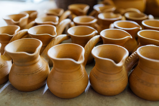 There are many nice terracotta clay pots