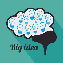 Big idea, creative and intelligence